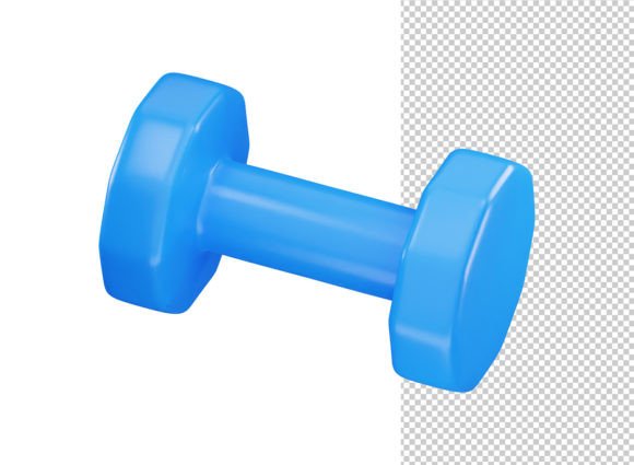 Download Dumbbell Icon 3d Rendering - Premium Resources