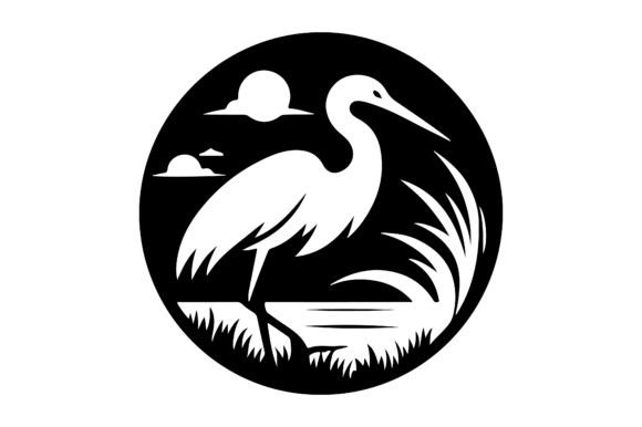 Download Egret Bird SVG Silhouette , Illustration - Bird svg Collection