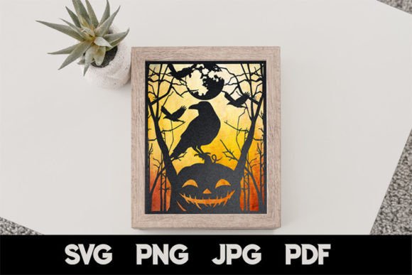 Download Halloween Paper Cut SVG - Fall Decor - Halloween paper cut Collection
